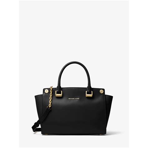 michael michael kors selma 3 in 1 medium leather satchel|Selma 3.